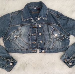 Women's Medium Short Jean Jacket